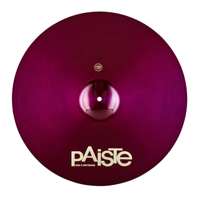 Paiste 18" 900 Color Sound Crash PRP, vista di lato, photo 2