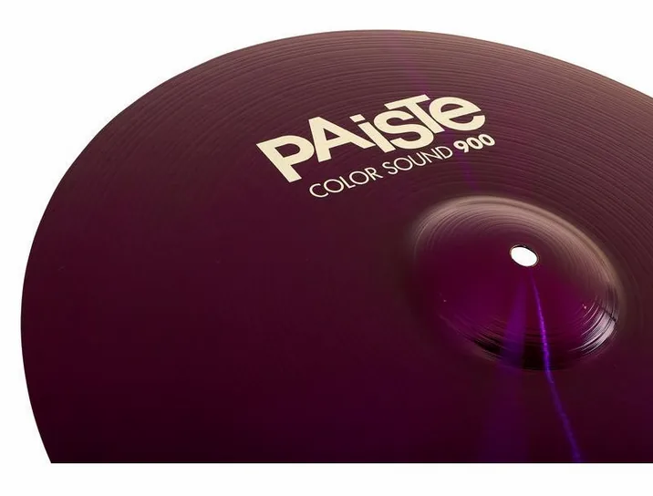 Paiste 18" 900 Color Sound Crash PRP, vista dall'alto, photo 3