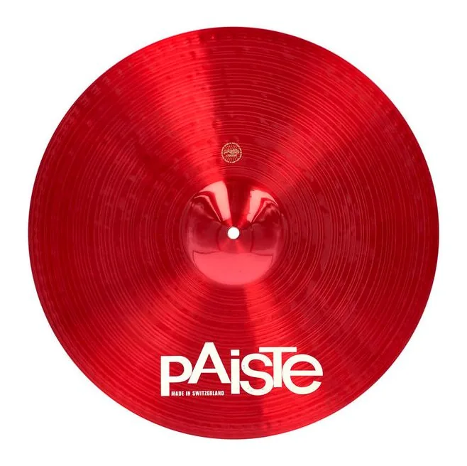 Paiste 18" 900 Color Sound Crash RED, vista dall'alto, photo 2