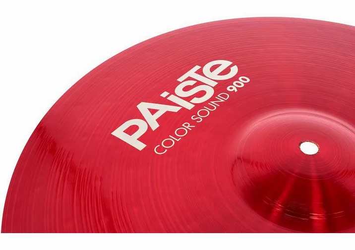 Paiste 18" 900 Color Sound Crash RED, dettaglio ravvicinato, photo 3