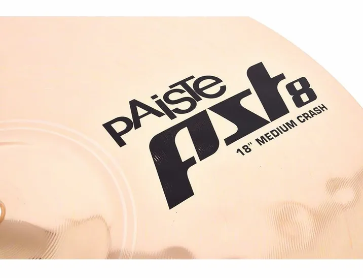 Paiste 18" PST8 Reflector Med. Crash, vista frontale, photo 3