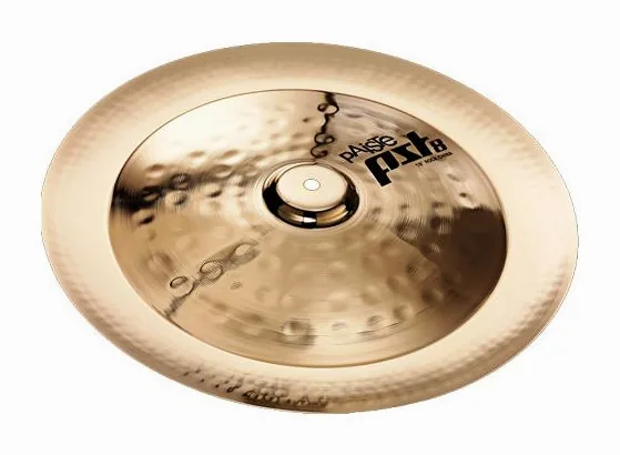 Paiste 18" PST8 Reflector Rock China, su sfondo neutro
