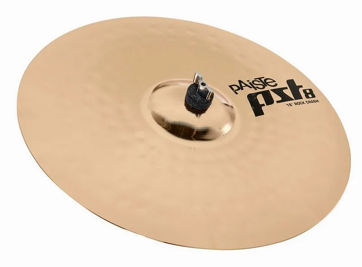 Paiste 18" PST8 Reflector Rock Crash, dettaglio frontale