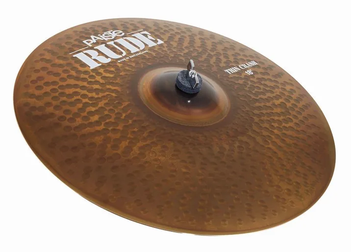 Paiste 18" Rude Thin Crash, dettaglio frontale