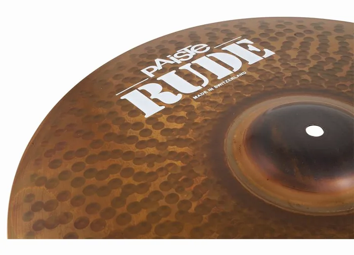 Paiste 18" Rude Thin Crash, su sfondo neutro, photo 3