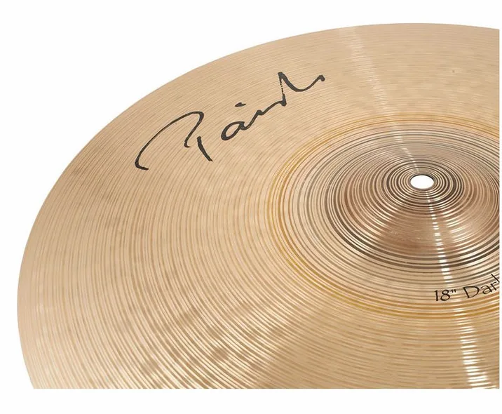 Paiste 18" Signature Dark Energy MK1, su sfondo neutro, photo 3