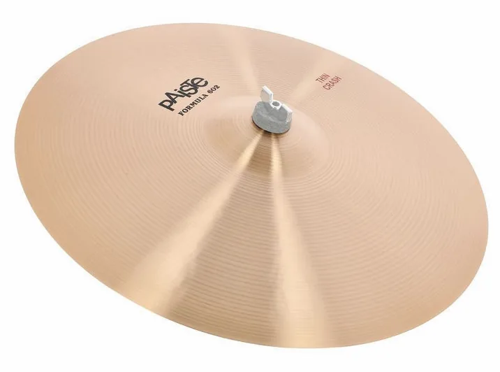 Paiste 18" Thin Crash 602 Series, dettaglio frontale