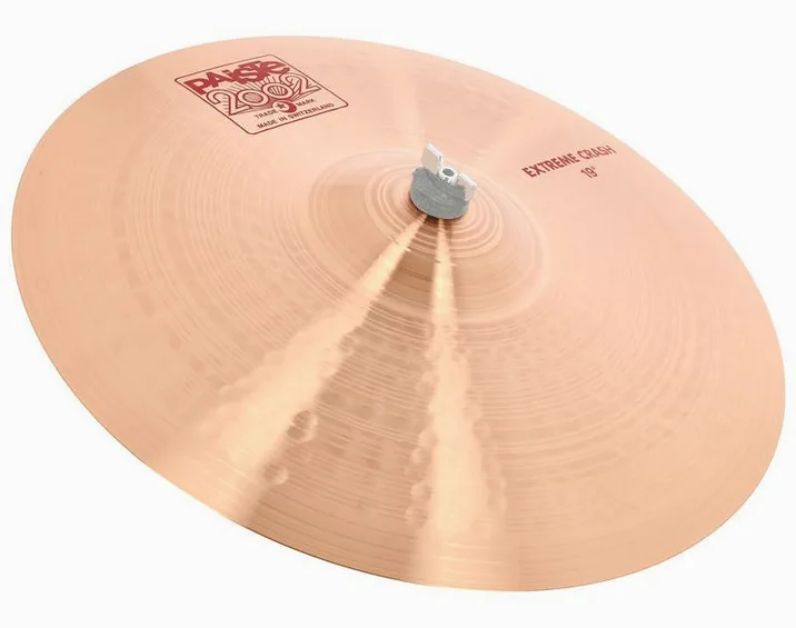 Paiste 19" 2002 Extreme Crash, dettaglio frontale
