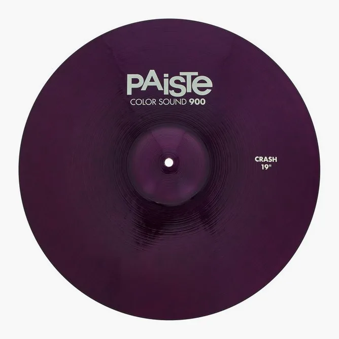 Paiste 19" 900 Color Sound Crash PRP, dettaglio ravvicinato, photo 2