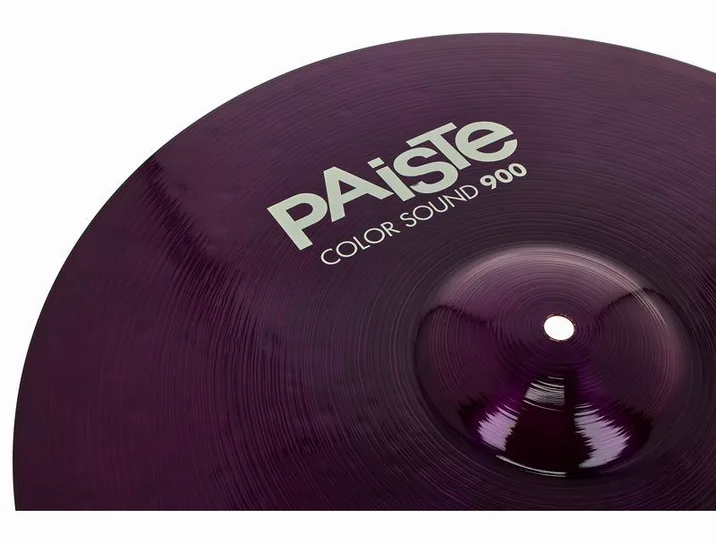 Paiste 19" 900 Color Sound Crash PRP, su sfondo neutro, photo 4