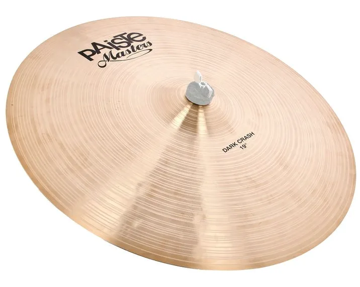 Paiste 19" Masters Dark Crash, su sfondo neutro