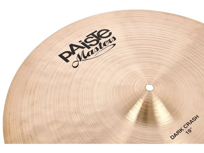 Paiste 19" Masters Dark Crash, vista frontale, photo 3