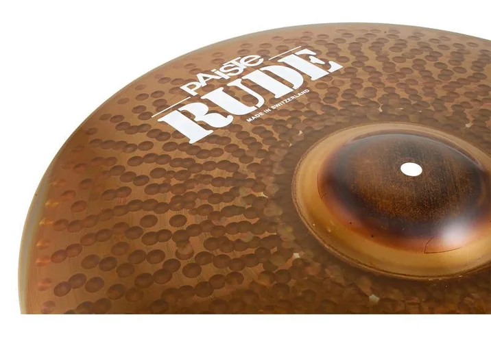 Paiste 19" Rude Crash/Ride, vista di lato, photo 3