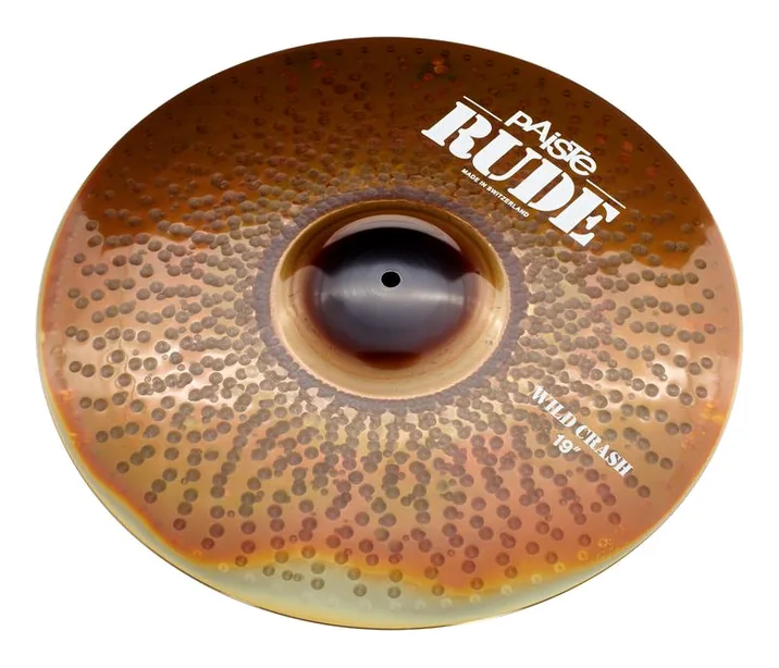 Paiste 19" Rude Wild Crash, di fronte su sfondo neutro