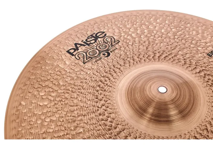 Paiste 20" 2002 Black Big Beat Cymbal, su sfondo neutro, photo 4