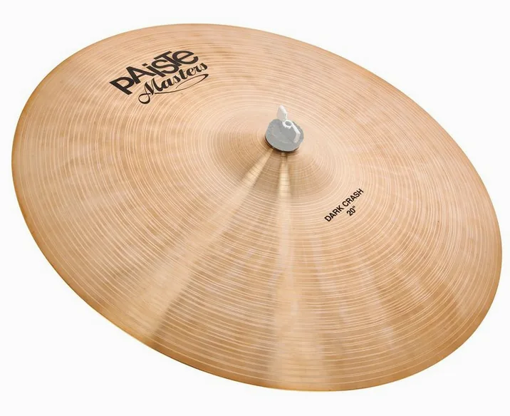 Paiste 20" Masters Dark Crash, di fronte su sfondo neutro