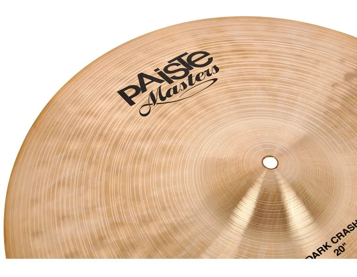 Paiste 20" Masters Dark Crash, dettaglio ravvicinato, photo 4