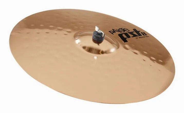 Paiste 20" PST8 Reflector Medium Ride, di fronte su sfondo neutro