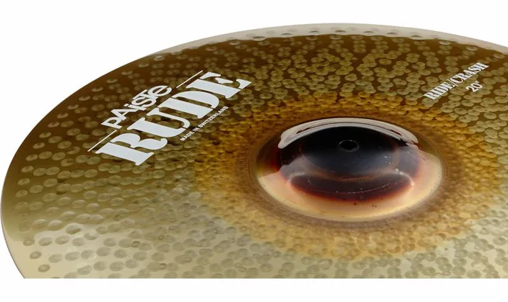 Paiste 20" Rude Crash/Ride, vista di tre quarti, photo 3