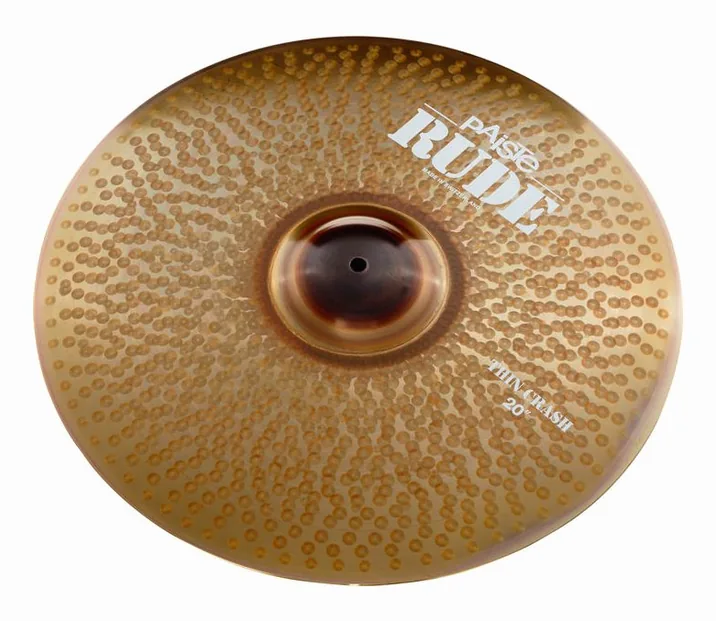 Paiste 20" Rude Thin Crash, dettaglio frontale