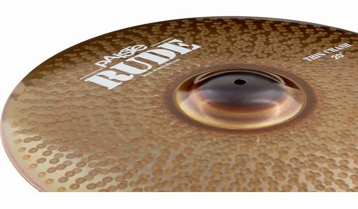 Paiste 20" Rude Thin Crash, vista frontale, photo 3