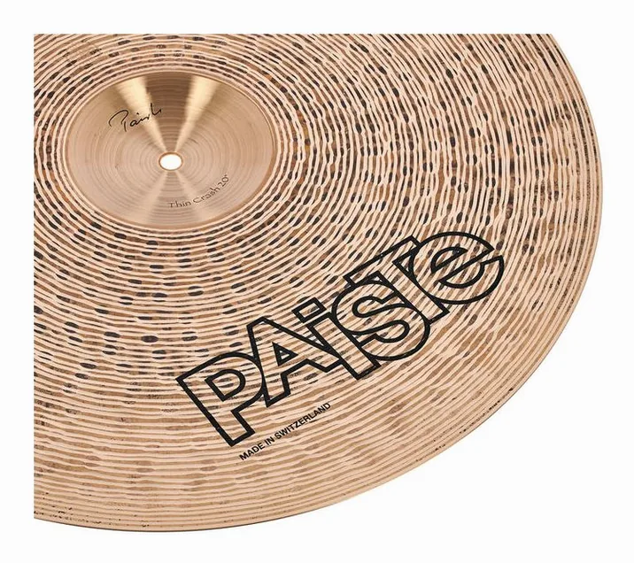Paiste 20" Traditional Thin Crash, su sfondo neutro, photo 4