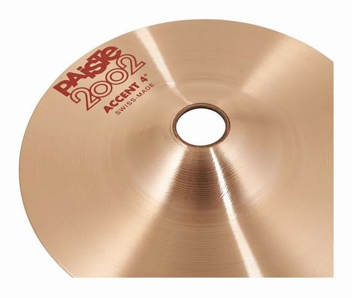 Paiste 2002 04" Accent Cymbal, vista di lato, photo 3