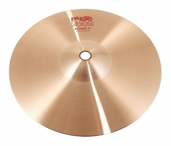 Paiste 2002 08" Accent Cymbal, dettaglio frontale