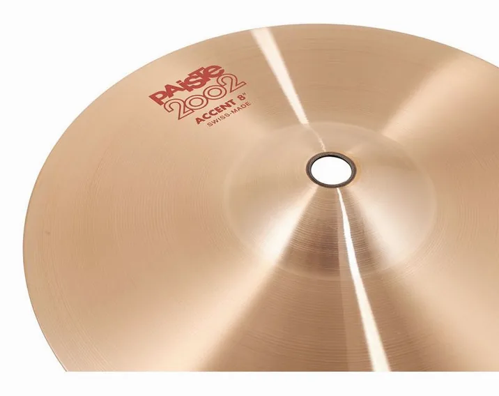 Paiste 2002 08" Accent Cymbal, dettaglio ravvicinato, photo 3
