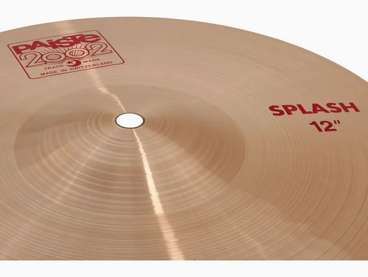 Paiste 2002 Classic 12" Splash, vista dall'alto, photo 4