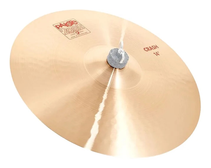 Paiste 2002 Classic 14" Crash, di fronte su sfondo neutro