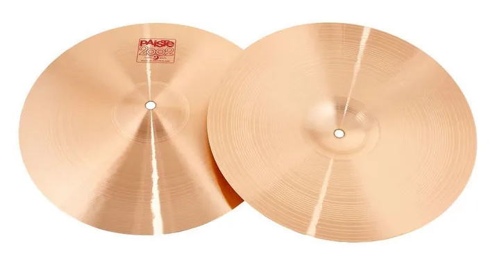 Paiste 2002 Classic 14" Medium Hi-Hat, vista frontale, photo 3