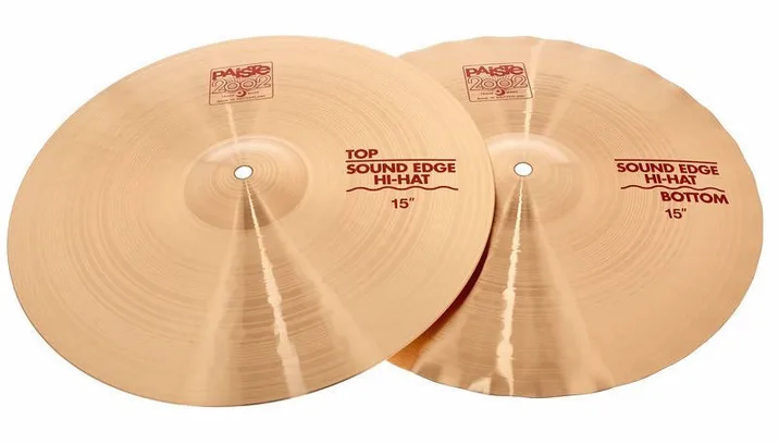 Paiste 2002 Classic 15" Sound Edge HH, vista dall'alto, photo 2