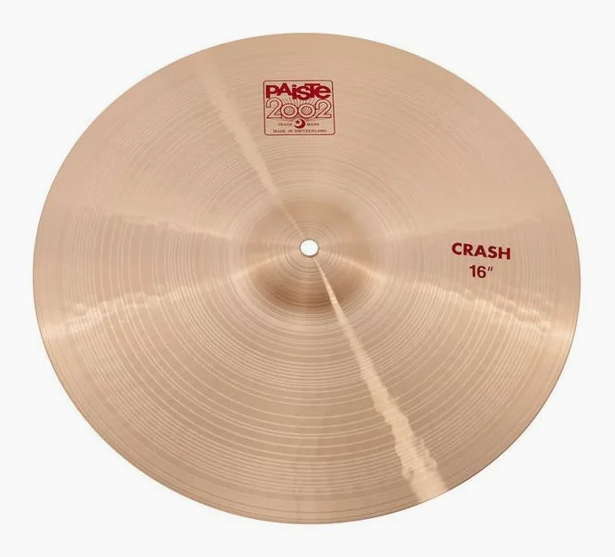 Paiste 2002 Classic 16" Crash, su sfondo neutro, photo 2