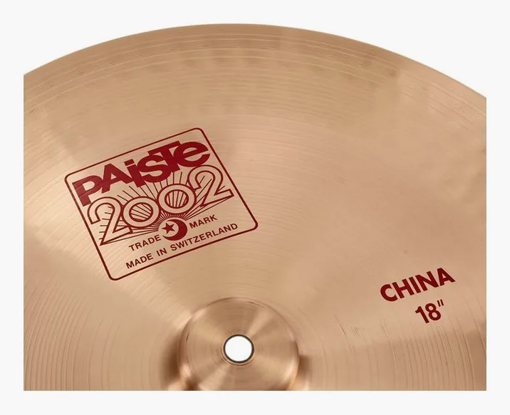 Paiste 2002 Classic 18" China, dettaglio ravvicinato, photo 3
