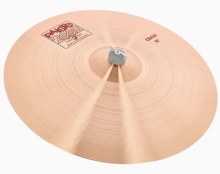 Paiste 2002 Classic 18" Crash, dettaglio frontale
