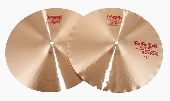 Paiste 2002 Classic 13" Sound Edge HH, vista di tre quarti, photo 2