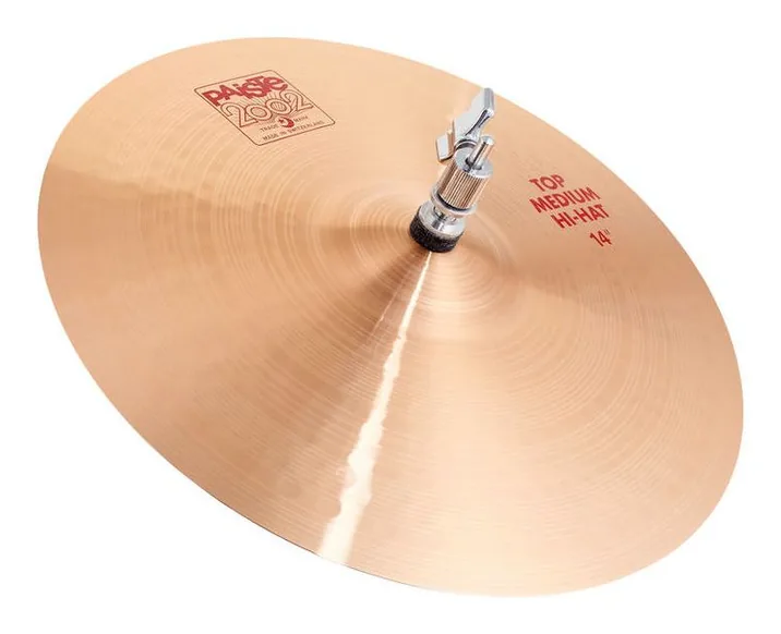 Paiste 2002 Classic 14" HiHat Top Med, su sfondo neutro