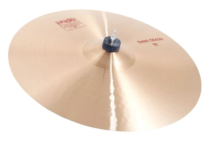 Paiste 2002 Classic 16" Thin Crash, di fronte su sfondo neutro