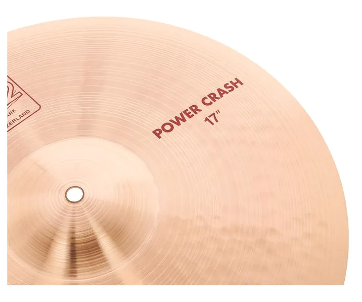 Paiste 2002 Classic 17" Power Crash, vista frontale, photo 4