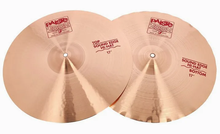 Paiste 2002 Classic 17" Sound Edge HH, vista frontale, photo 2