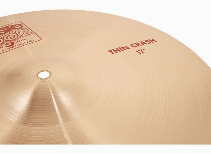 Paiste 2002 Classic 17" Thin Crash, dettaglio ravvicinato, photo 4