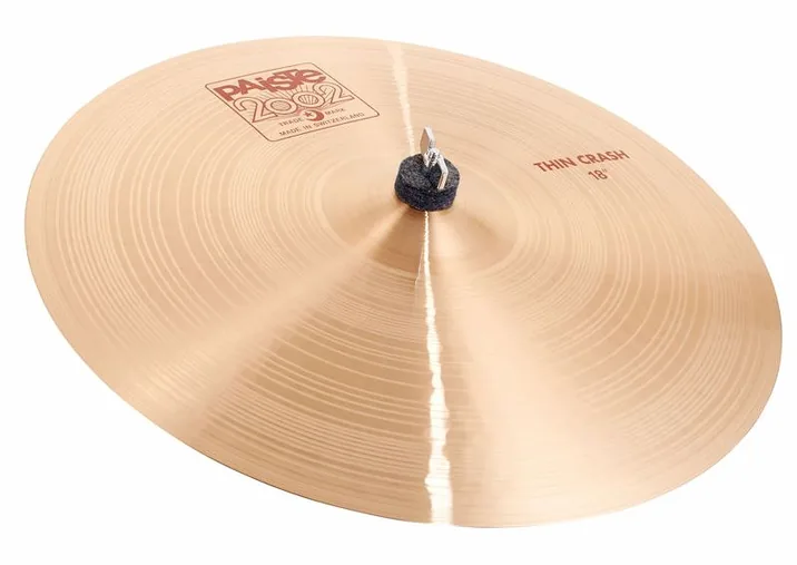 Paiste 2002 Classic 18" Thin Crash, dettaglio frontale