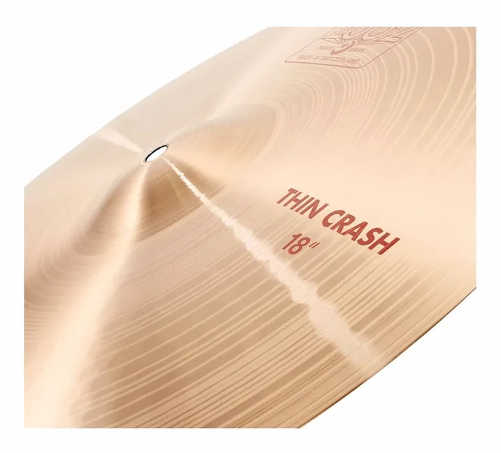 Paiste 2002 Classic 18" Thin Crash, vista di lato, photo 3