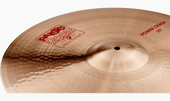 Paiste 2002 Classic 20" Power Crash, vista di lato, photo 3