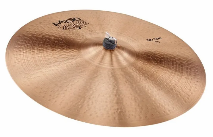 Paiste 21" 2002 Black Big Beat Cymbal, su sfondo neutro
