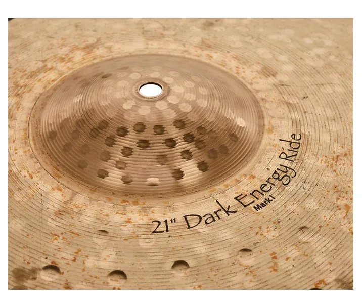 Paiste 21" Signature Dark Energy MK1, su sfondo neutro, photo 4