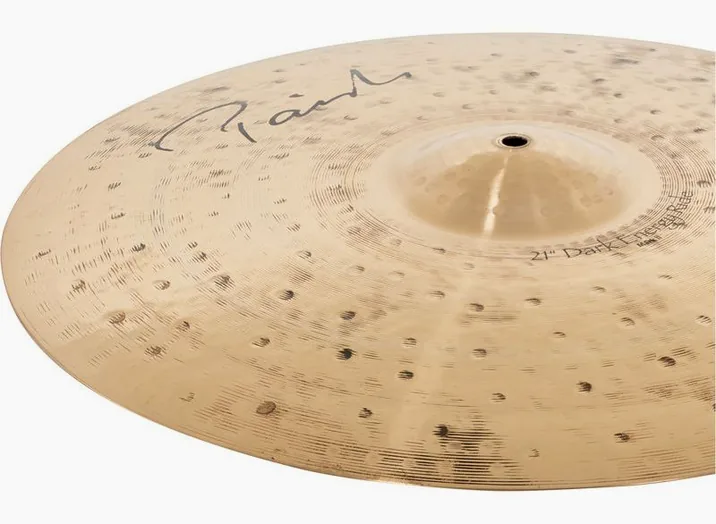 Paiste 21" Signature Dark Energy MK2, su sfondo neutro, photo 4