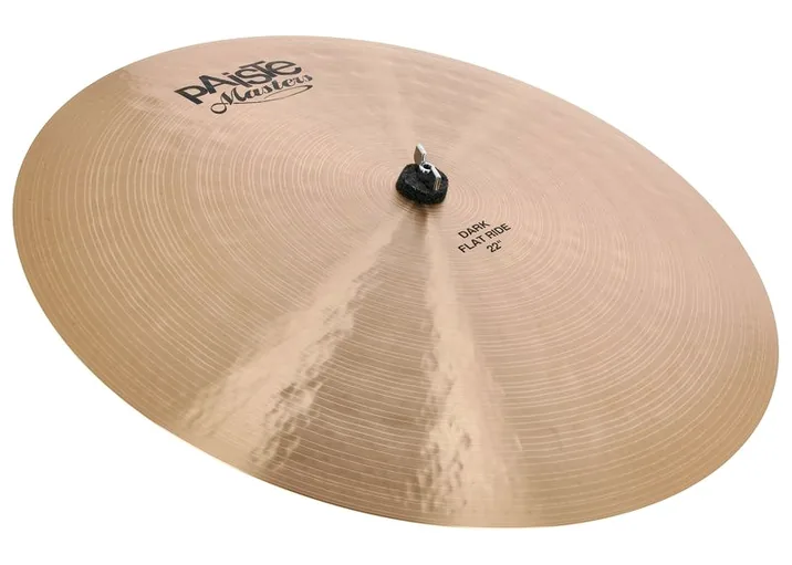 Paiste 22" Masters Dark Flatride, vista frontale