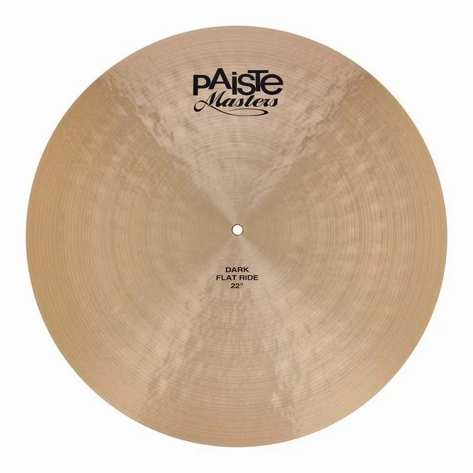 Paiste 22" Masters Dark Flatride, su sfondo neutro, photo 2